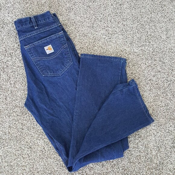 Carhartt FR Jeans Flame Resistant Signature Denim Relaxed Fit W32 L34 FRB100 - Picture 12 of 12